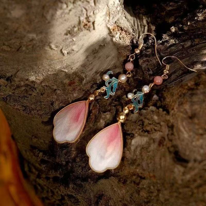 Neo-Chinese Tassel Drop Earrings – Long, Graceful, Oriental-Inspired Hooks for Hanfu & Qipao