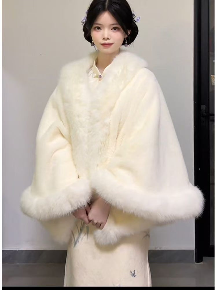 Vintage-Inspired Neo-Chinese Qipao with Wide Cuffs - Elegant for Daily Wear;