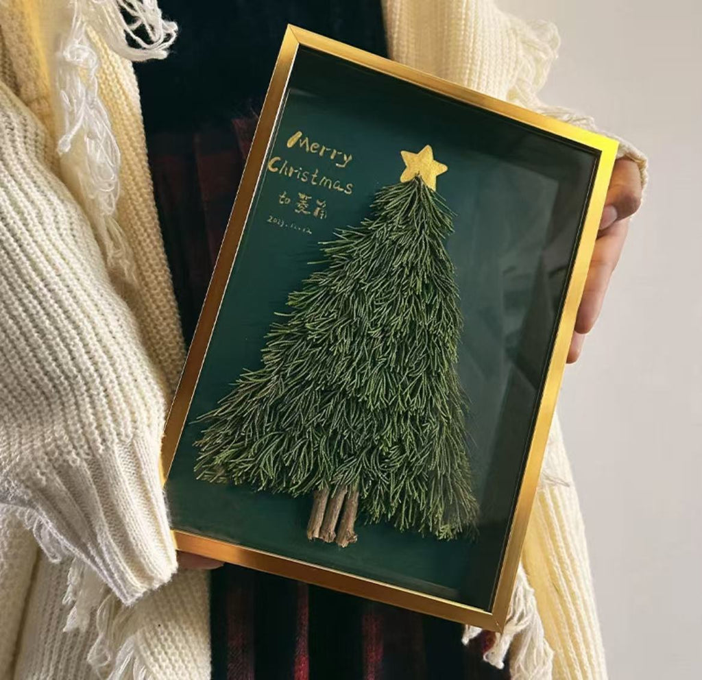 Christmas Charm! DIY Eternal Christmas Tree Frame Art – Unique Luxury Custom Gift